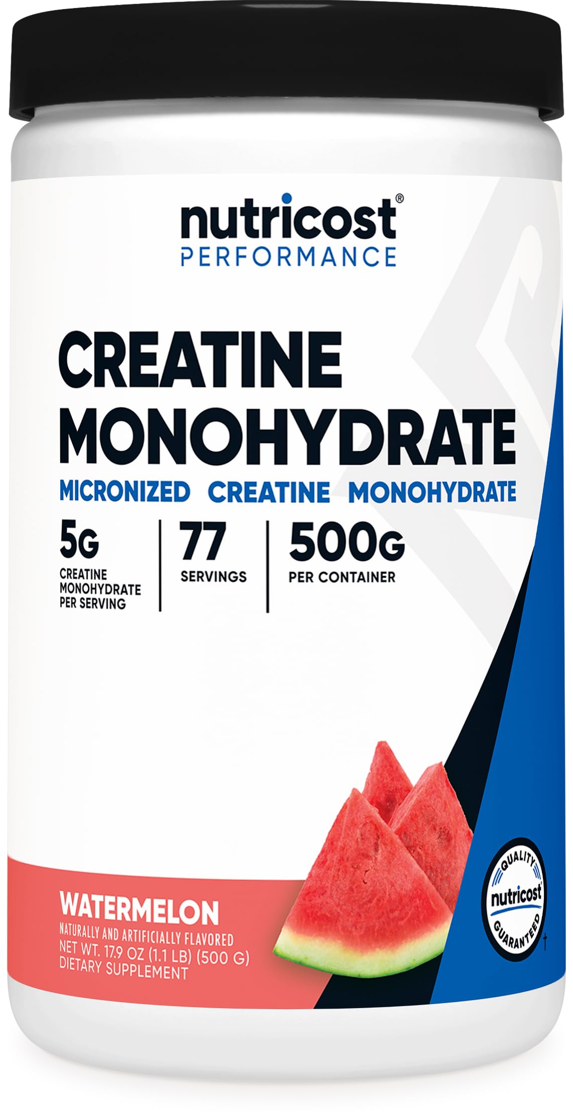 Nutricost Creatine Monohydrate Watermelon 500g front view