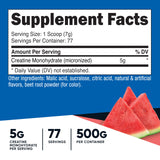 Nutricost Creatine Monohydrate Watermelon 500g side view