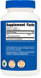 Nutricost DHEA Capsules 100mg bottle with a measuring spoon