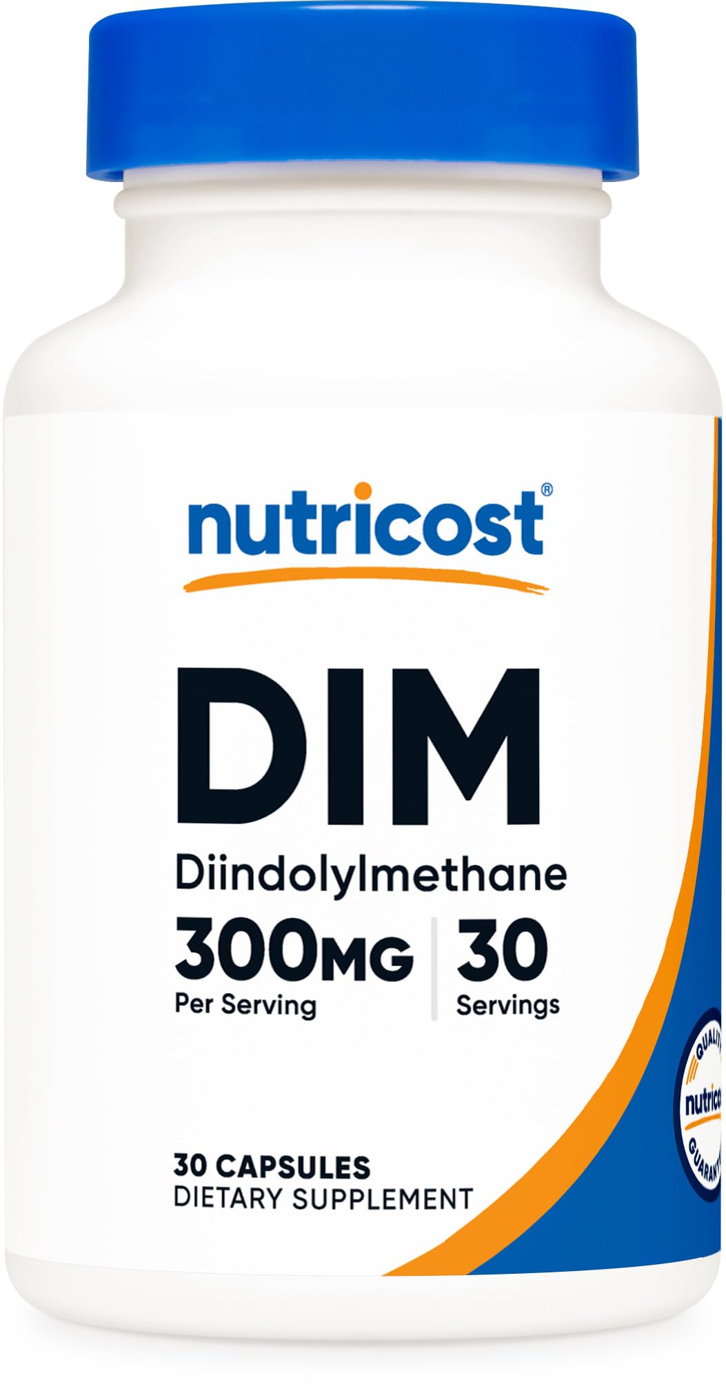 Nutricost DIM 300MG 30 Capsules front view with packaging