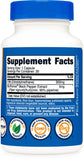 Nutricost DIM capsules on a surface with a measuring spoon