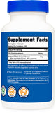 Nutricost DIM nutritional information on the back of the bottle