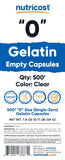 Nutricost Empty Gelatin Capsules with measuring spoon