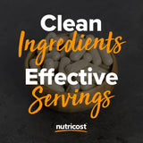 Nutricost Ginger Root Extract 550mg bottle with ingredients list