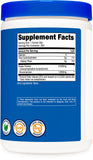 Nutricost Glucomannan Powder 500g nutrition label