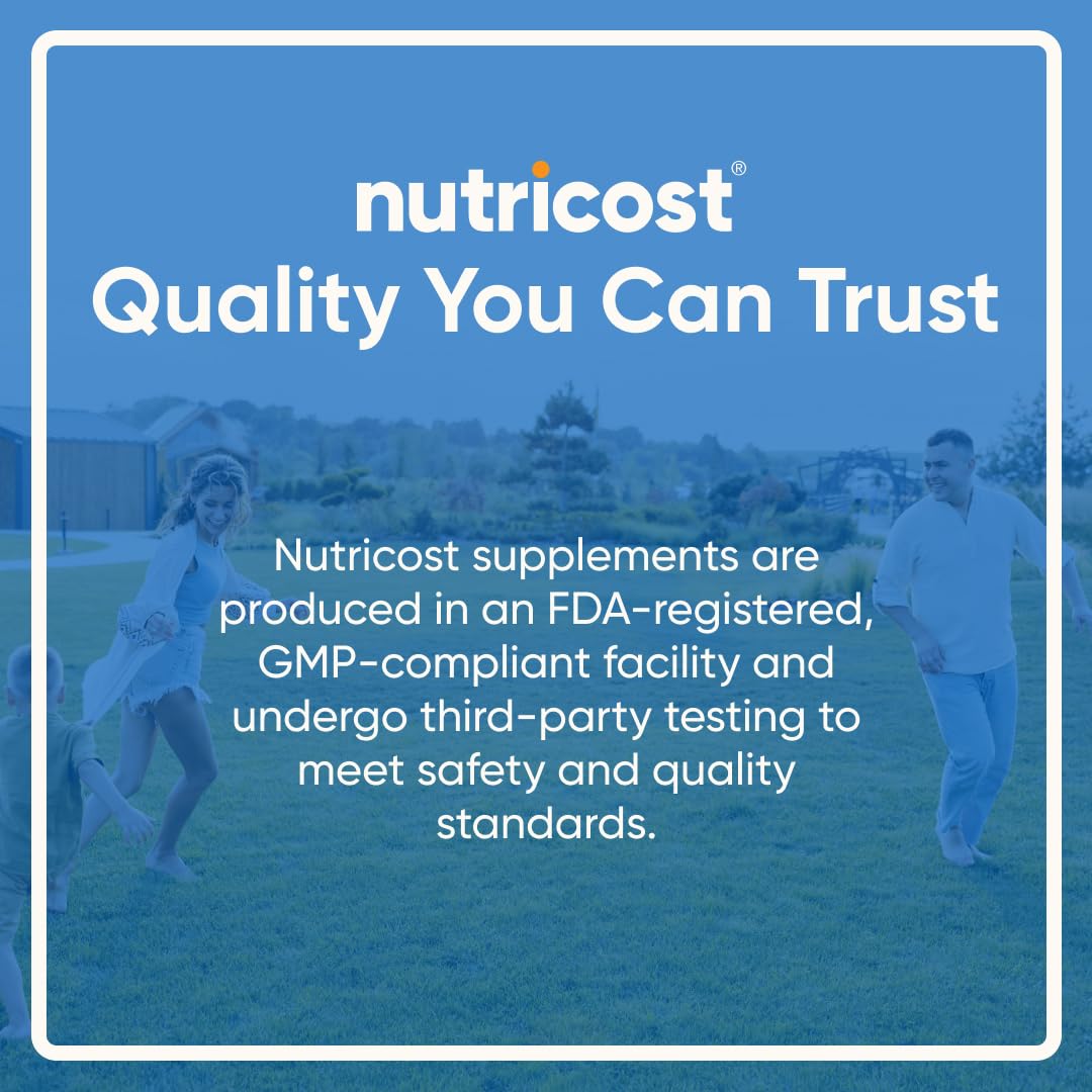 Nutricost Glucosamine Chondroitin MSM tablets with fresh greens