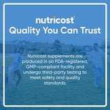 Nutricost Glucosamine Chondroitin MSM tablets with fresh greens