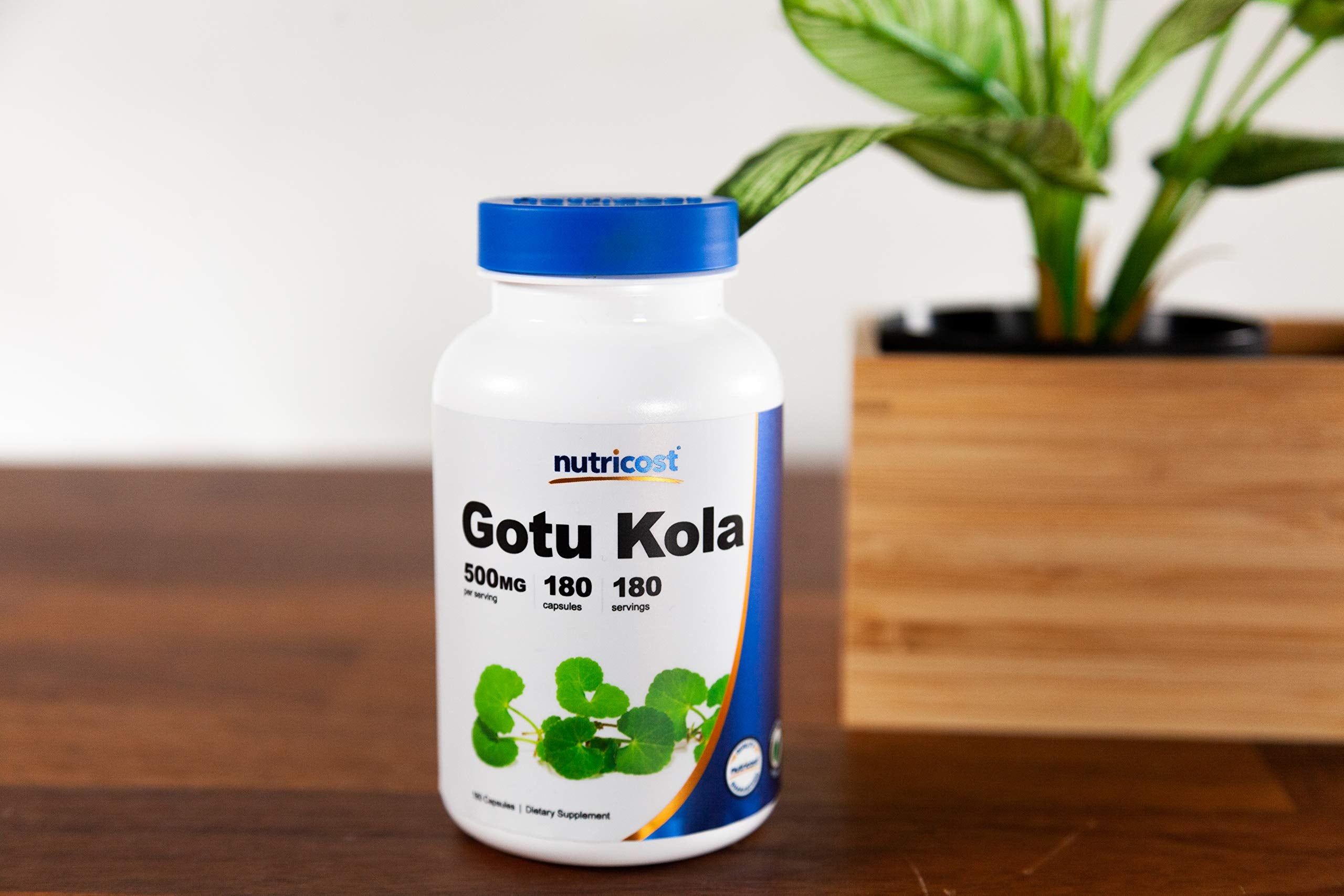 Nutricost Gotu Kola Capsules with serving size information