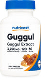 Nutricost Guggul Extract 375mg 120 capsules front view