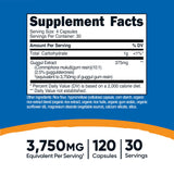 Nutricost Guggul Extract bottle side view