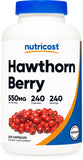 Nutricost Hawthorn Berry Supplement 550mg front view