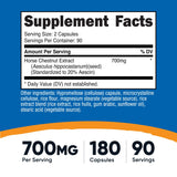 Nutricost Horse Chestnut Extract Capsules 700mg bottle with label