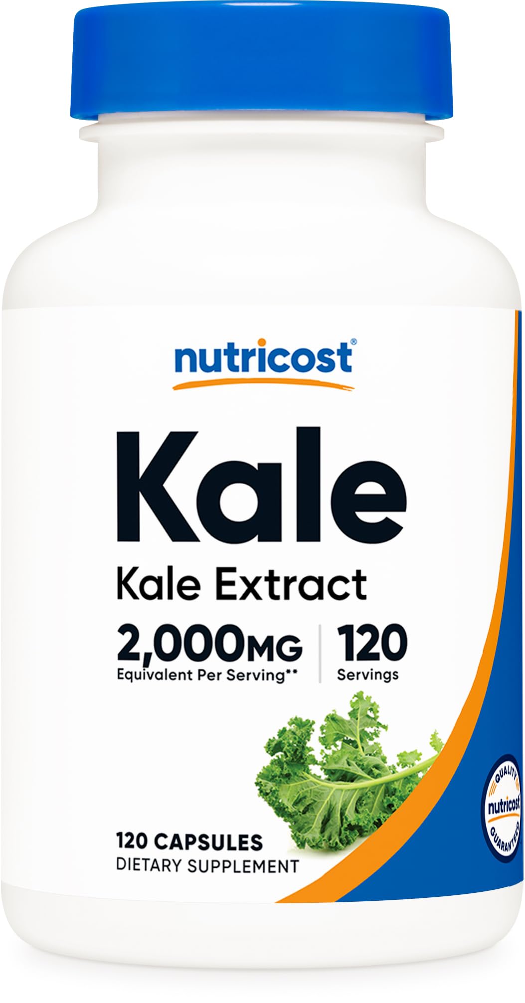 Nutricost Kale Extract Capsules 200mg front view