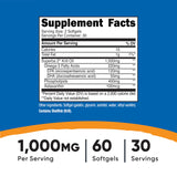 Nutricost Krill Oil Softgels 1000mg side view