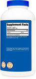 Nutricost L-Arginine 500mg capsules on a wooden table