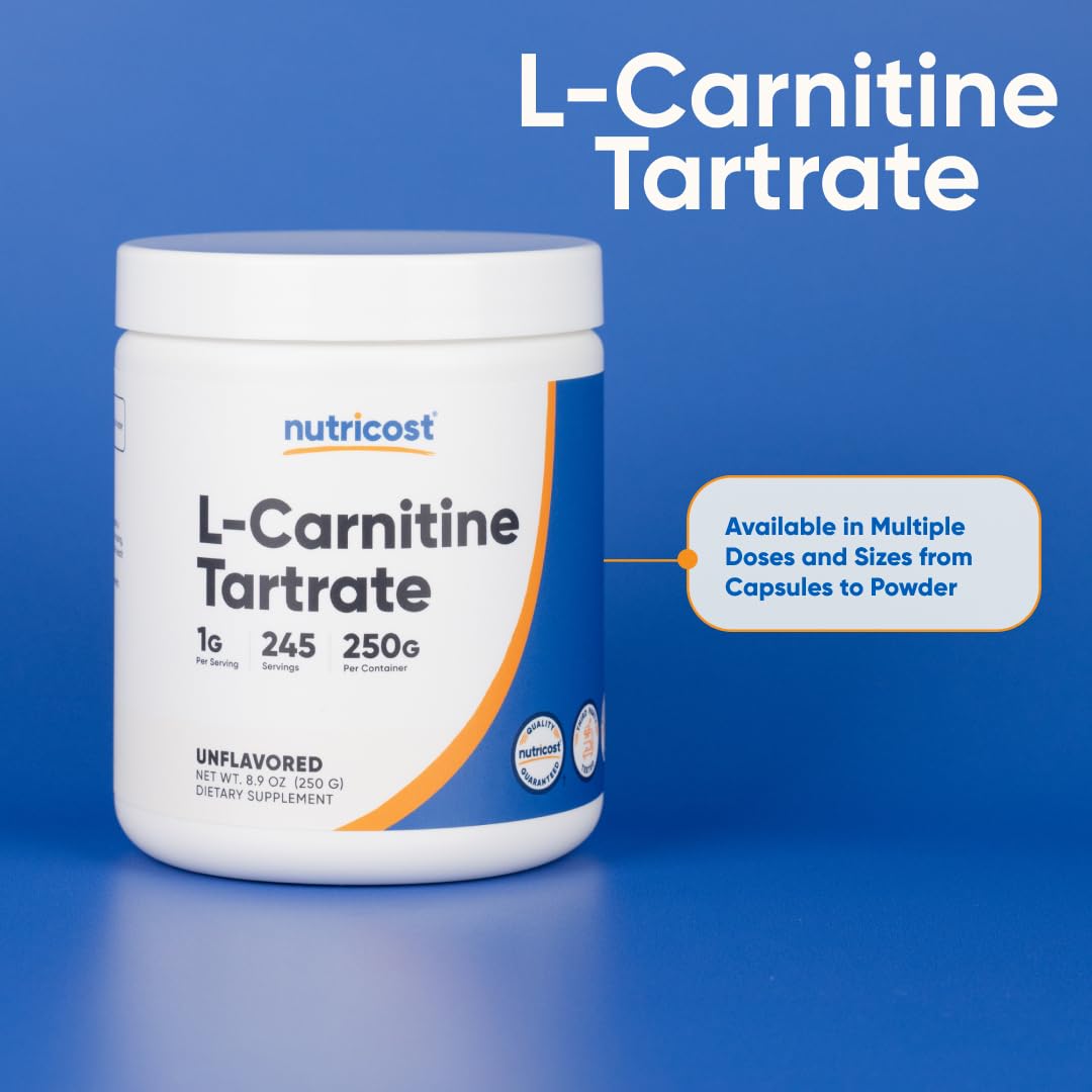Nutricost L-Carnitine Tartrate Powder 250g ingredients list