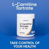 Nutricost L-Carnitine Tartrate Powder 250g packaging