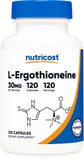 Nutricost L-Ergothioneine Capsules 30mg bottle front view