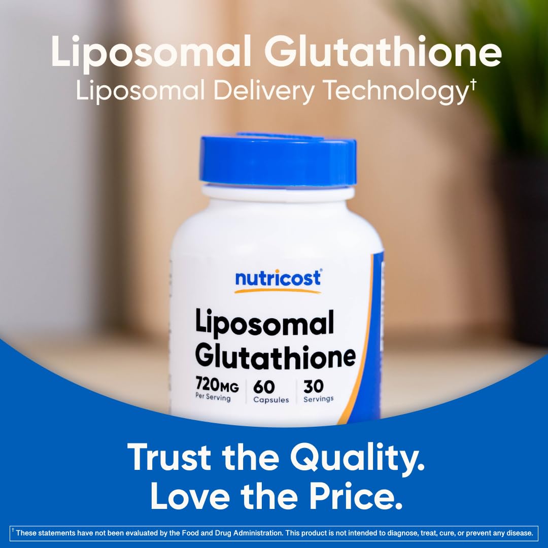 Nutricost L-Glutamine bottle side view