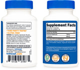 Nutricost L-Glutamine ingredients list close-up