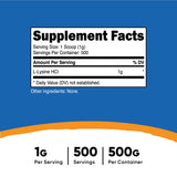 Nutricost L-Lysine Powder scoop included
