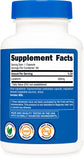 Nutricost Lactoferrin Capsules 300mg bottle with capsules on a table