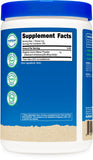 Nutricost Lion's Mane Mushroom Powder back view with nutritional information
