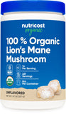 Nutricost Lion's Mane Mushroom Powder front view packaging