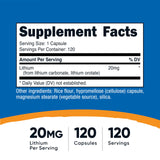 Nutricost Lithium Orotate capsule close-up
