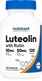 Nutricost Luteolin with Rutin Complex 50mg 120 Veggie Capsules front view