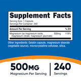 Nutricost Magnesium Complex 500mg bottle with label