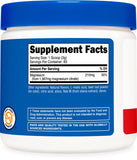 Nutricost Magnesium Glycinate Powder 250G lifestyle scene with glass of mixed drink
