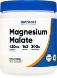 Nutricost Magnesium Malate Powder 300g front view