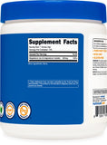 Nutricost Magnesium Malate Powder 300g lifestyle scene with a glass of water