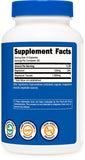 Nutricost Magnesium Taurate Capsules on a wooden table with natural lighting