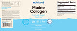 Nutricost Marine Collagen Powder 315g on a kitchen counter