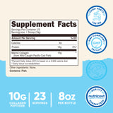 Nutricost Marine Collagen Powder 315g packaging side view