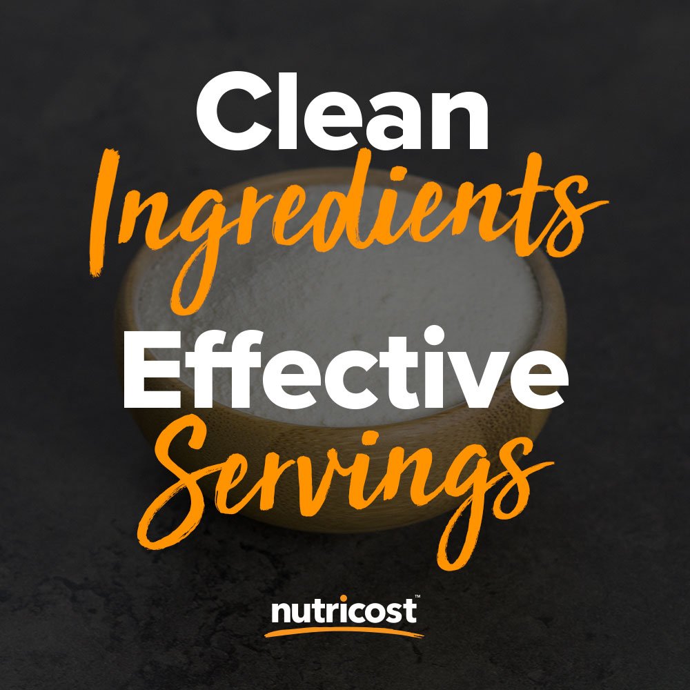 Nutricost Marine Collagen Powder 315g with measuring scoop
