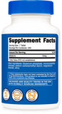 Nutricost Melatonin 10mg tablets on a wooden surface
