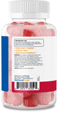 Nutricost Melatonin Gummies 3mg Strawberry gummies in a bowl