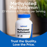 Nutricost Methylated Multivitamin side view