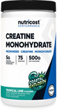 Nutricost Micronized Creatine Monohydrate 500g Coastal Explosion front view