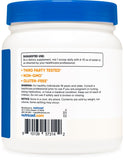 Nutricost MSM Powder 500g back view with ingredient details