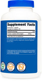 Nutricost N-Acetyl L-Cysteine 600mg label details