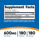 Nutricost N-Acetyl L-Cysteine bottle with label