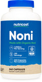 Nutricost Noni Capsules front view with label