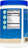 Nutricost Organic Acacia Fiber Powder 1 LB container with a scoop
