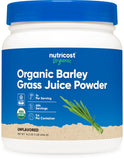 Nutricost Organic Barley Grass Juice Powder 1 lb front view