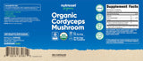Nutricost Organic Cordyceps Mushroom Capsules ingredients overview
