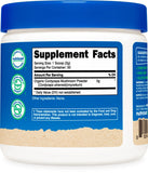 Nutricost Organic Cordyceps Mushroom Powder 100g ingredients list